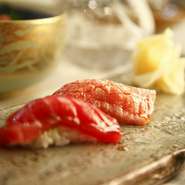 地元北海道産の魚介を中心に、日本海近海の本鮪などを使用。