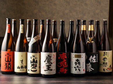 さくら屋こだわりの焼酎各種をどうぞ‼