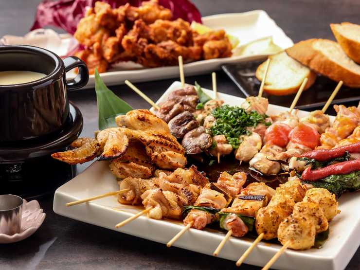 Meat platter course (reservation required) from 2,500 yen