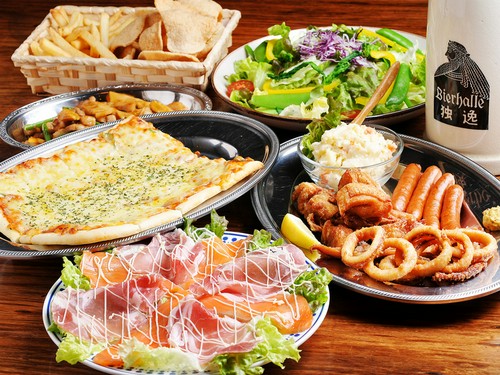 コース料理は、お手頃な1500円からご用意