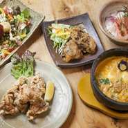 アジアン料理というとスパイシーというイメージが強いですが、日本人の口に合うようにアレンジした、まろやかな風味の料理が味わえます。アジアン料理初心者～上級者まで楽しめるお店です。