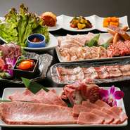 接待・会食では、ゲスト側の皆様がお腹いっぱい、値段を気にせずに楽しめるが故に焼肉の食べ飲み放題が実は人気なのです。価格帯は様々ご用意しておりますので、ぜひ一度お店にお尋ねくだださいませ。