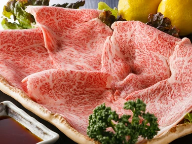 絶品！　『みかわ牛3秒炙り焼きしゃぶ』　一人前　