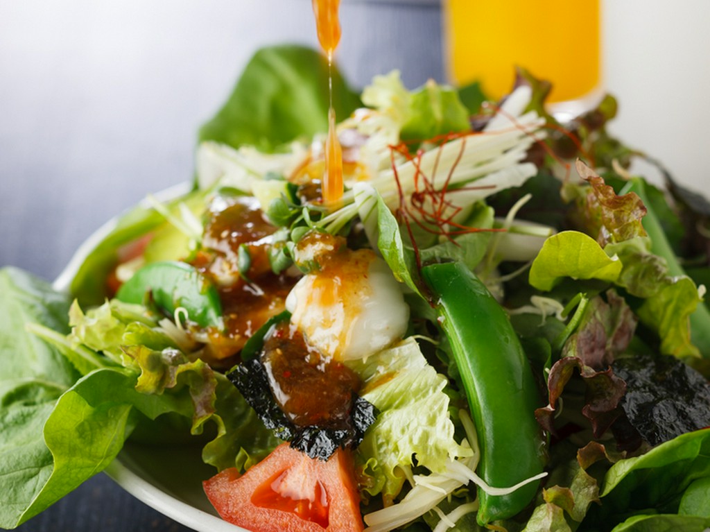 20種類の野菜が入った『ぎゅう舎サラダ』