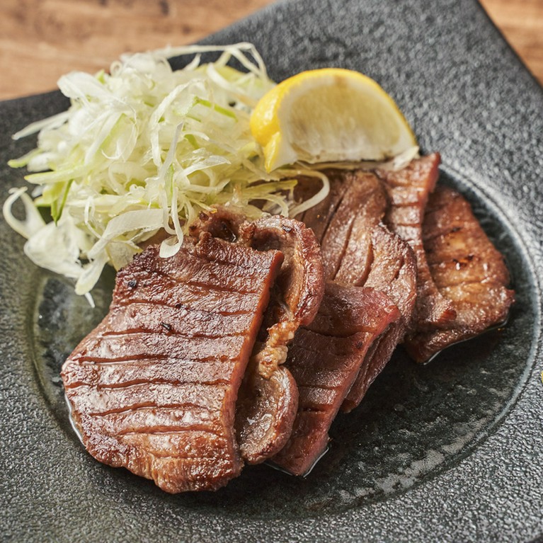 牛タンネギまみれ