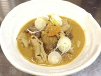 いわゆる普通の、とびきり柔らかくて美味しい味噌煮込みです。最近、酒粕を入れてみました。コクが出てさらに美味しくなっております。