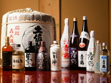 日本酒は「土佐鶴」