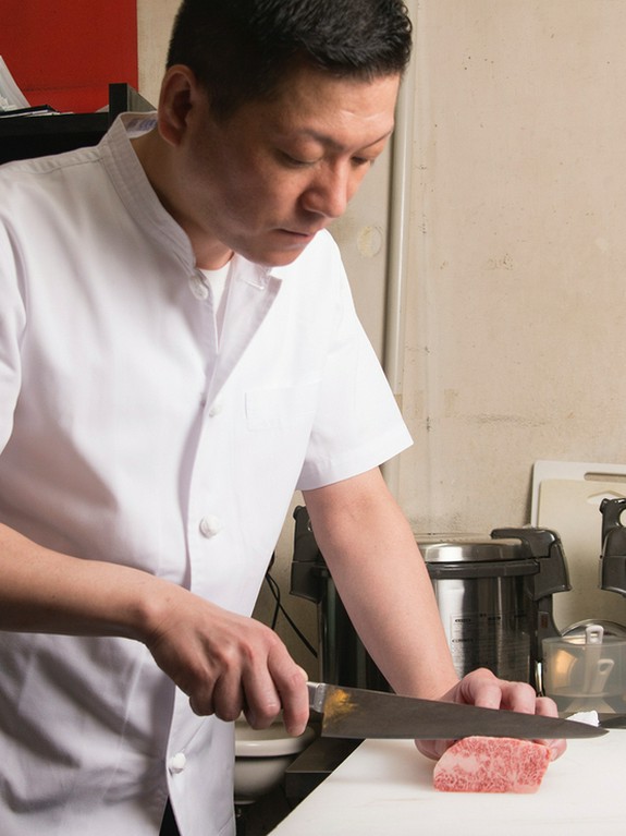 道具の手入れは入念に。職人気質の今井氏