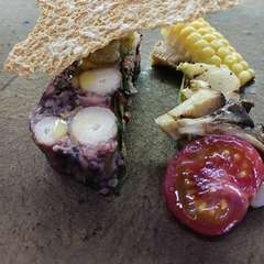 地物で獲れた旬食材でつくるイタリアンコースでおもてなしを