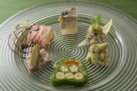 美しく盛り付けられた繊細な味わいの『前菜盛り合わせ』