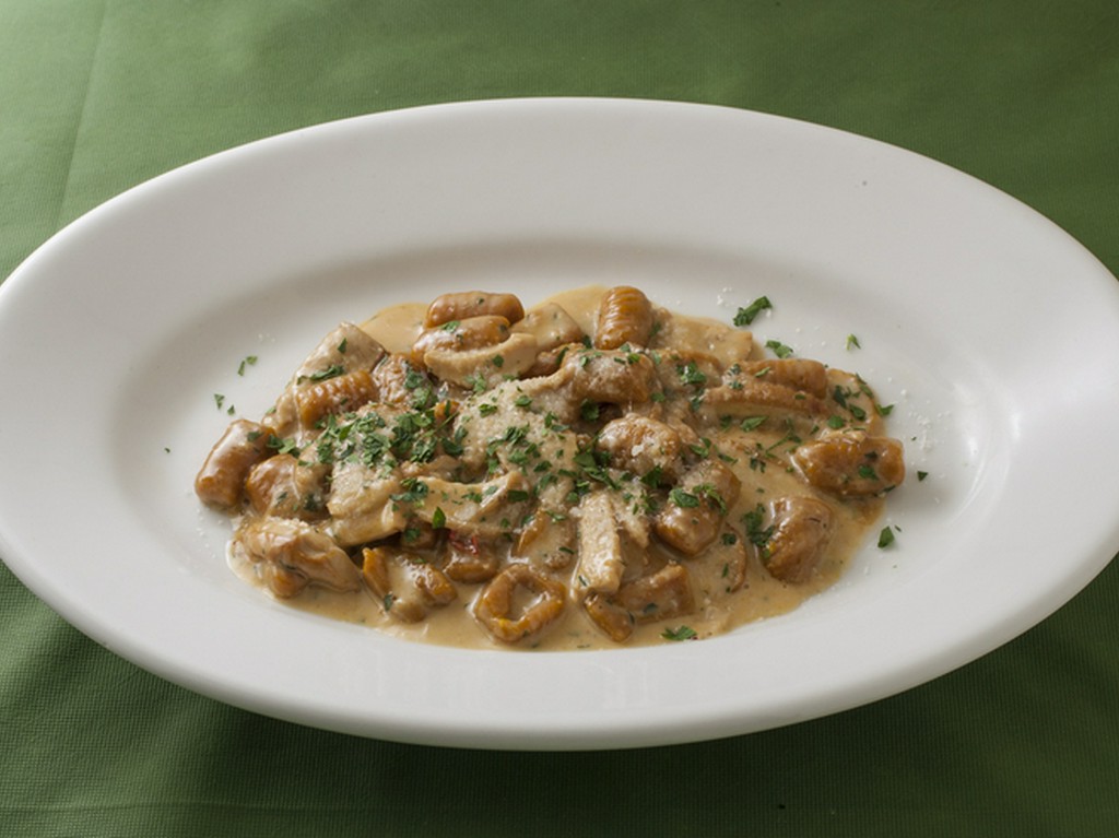 『カボチャニョッキイタリア産ポルチーニ茸のクリーム』