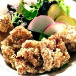 とても香ばしくてやわらかい唐揚げです。