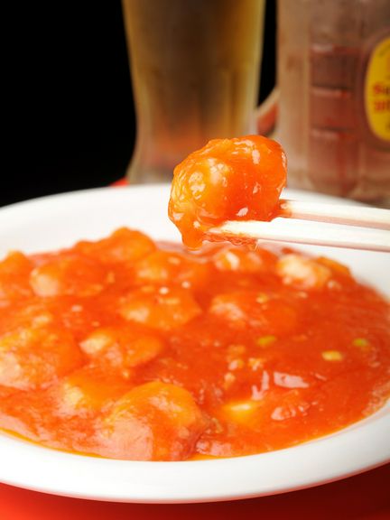 ピリ辛味が後を引く『海老のチリソース』