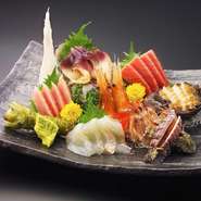 刺身盛合わせ　中