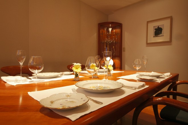 食器・内装にこだわっている