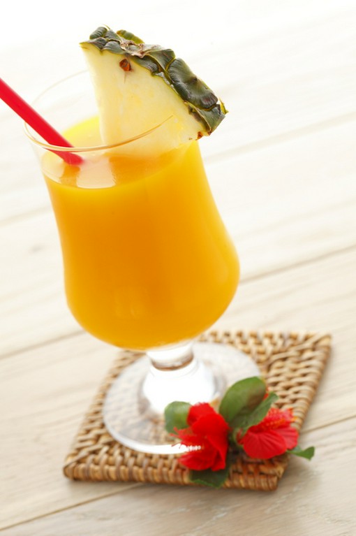 トロピカル気分満点のマンゴージュース
