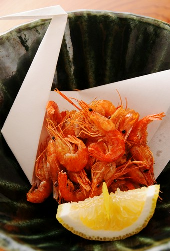 四万十川エビ唐揚げ