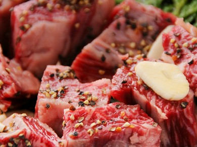 ハラミサイコロステーキ