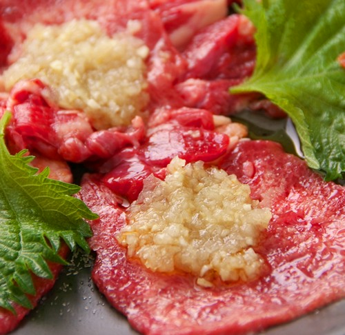 ネギタン、梅塩タン（和牛）