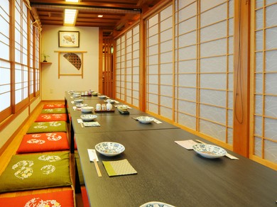 完全個室で、ゆったりとおくつろぎください