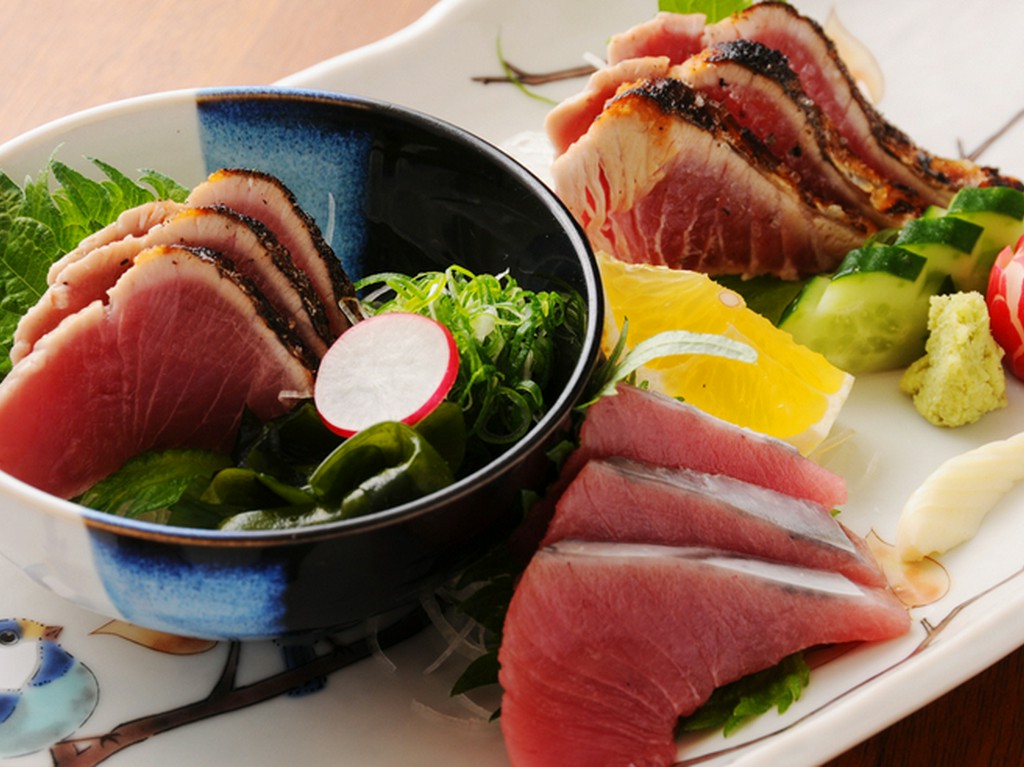 [初鰹の季節です]鰹三種盛り