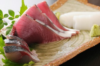 鰹三種盛り