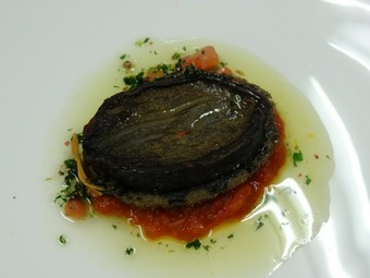 磯の香りあふれる『あわびのソテー』