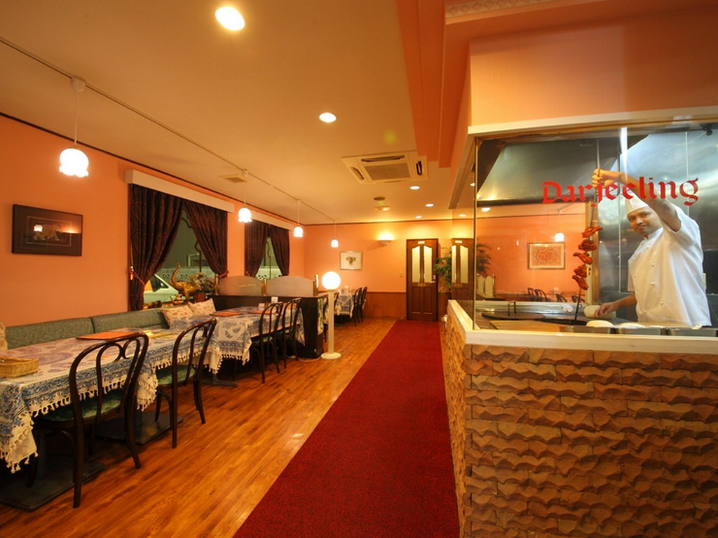 目の前で調理するところが見られます