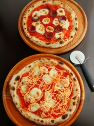 素材の持ち味をいかした『エビとマヨネーゼピッツァ』