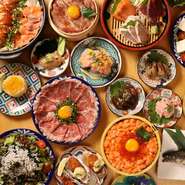 厳選した黒毛和牛を使った炊き肉鍋やローストビーフ、またお肉を使ったお寿司なども取り揃えています。
