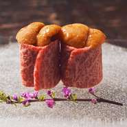 肉寿司の変わり種をお楽しみください