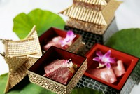 牛牛黄金城の厳選肉三種盛り合わせ