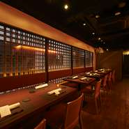 肩肘はらずに楽しめるお店ですが、接待にもおすすめ