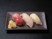 山陰産鮮魚の限定握り
