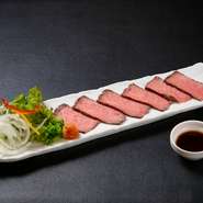 自家製のしまね和牛ローストビーフ
