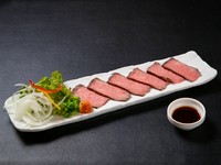 自家製のしまね和牛ローストビーフ
