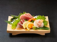 新鮮お刺身3種盛りです
