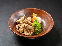 炭焼きの鶏皮です！
