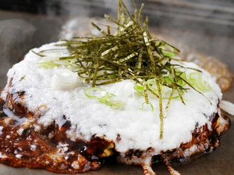 オリジナルな味わいをぜひ『山かけのお好み焼き』