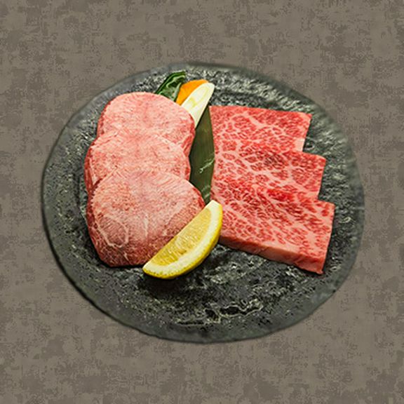 和牛タン塩＆黒毛和牛特選カルビランチ