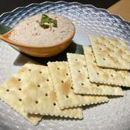 地魚とクリームチーズのリエット