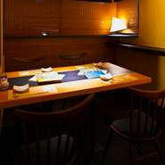 ２～４名様
テーブル席・完全個室