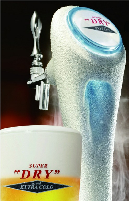 徹底した温度管理でキンキンに冷えたビールののどごしを実感