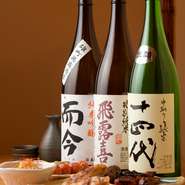 美味しい日本酒や焼酎などドリンクが種類豊富