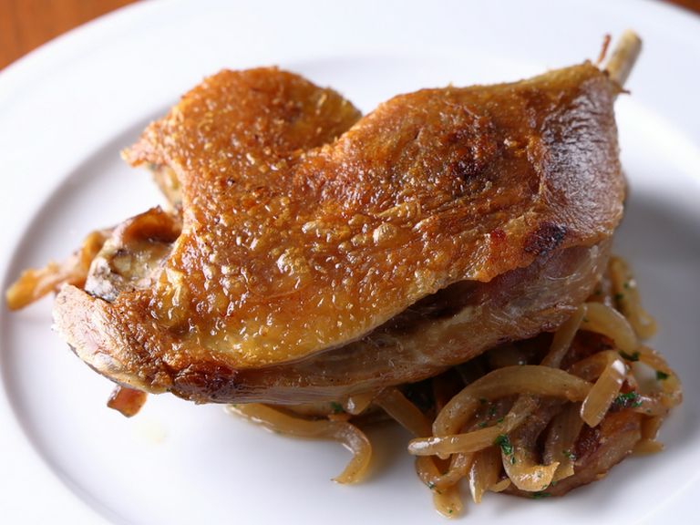 仏産鴨モモ肉のコンフィ