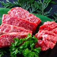 適度なサシと赤身の濃厚な旨味が楽しめる人気の赤身肉。上質なる味わいです。