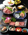 季節の妙味合わせ焼肉会席 飲み放題も別途付けることができます。