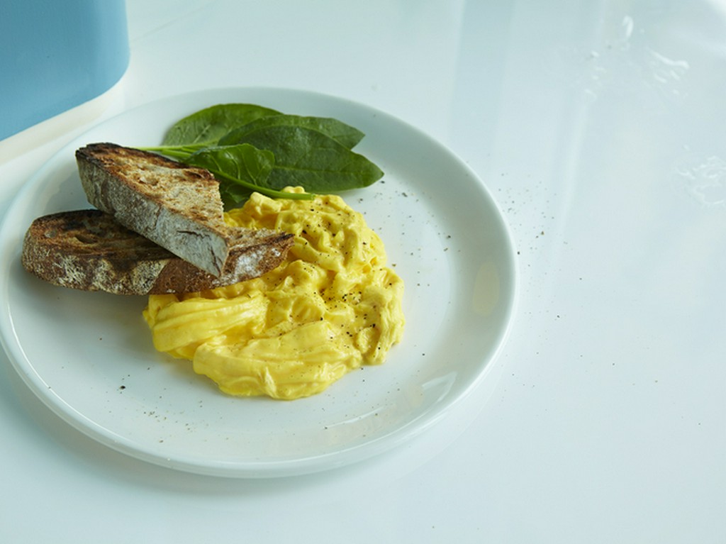 王道の朝食メニュー『オーガニックスクランブルエッグ』