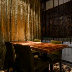 木と緑が調和する空間は、ビジネスパートナーの接待に最適