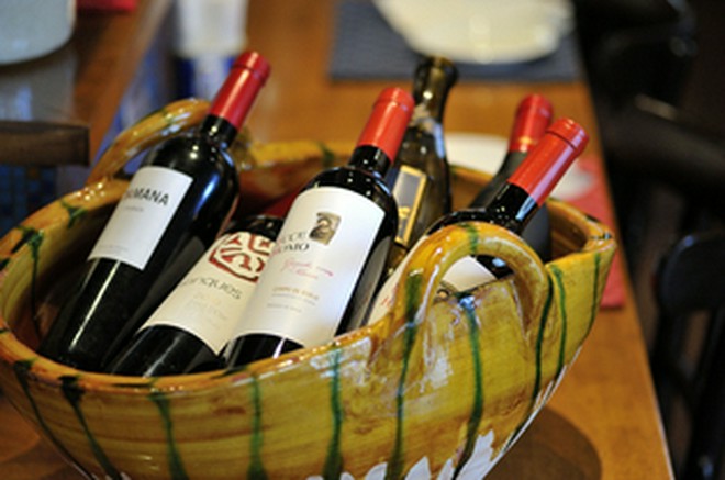 ワインにこだわっている